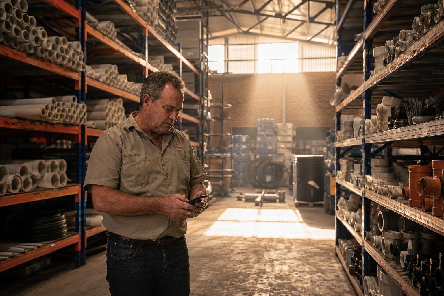 Irrigation distributor using AI quoting system