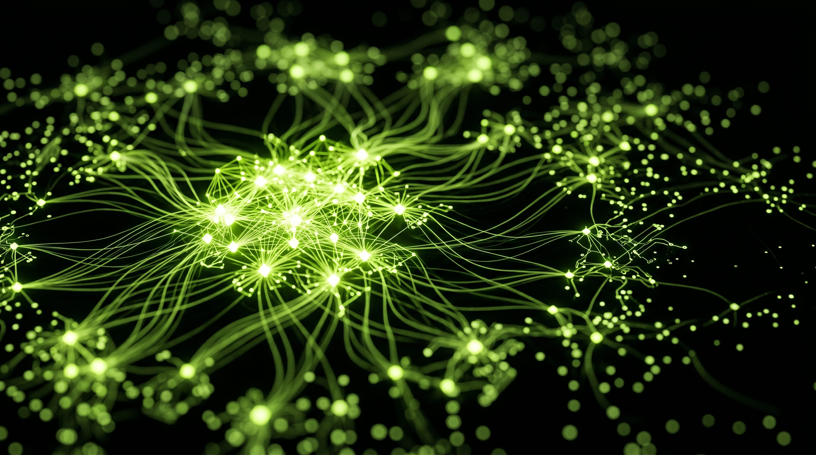 AI neural network visualization